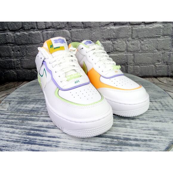 Nike Air Force 1 AF1 Shadow White/White-Peach Cream Women 11 Men 9.5 New In Box main image 12